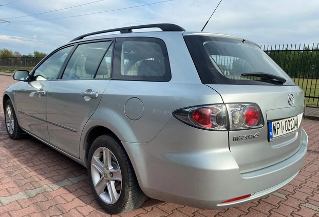 Mazda 6 cena 6199 przebieg: 251286, rok produkcji 2006 z Gniewkowo małe 211